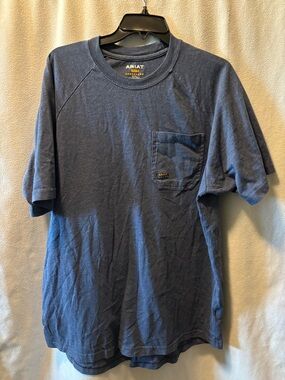 Ariat Navy Short Sleeve Pocket Tee